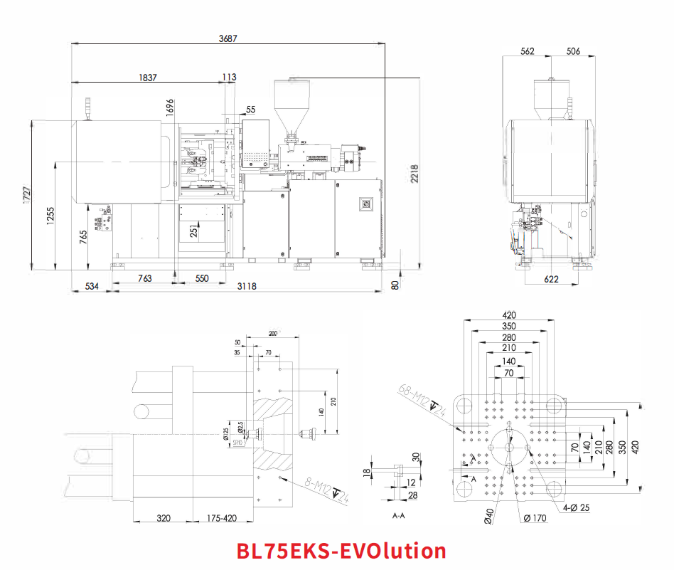 ТПА BOLE BL75EKS-EVOlution/С220